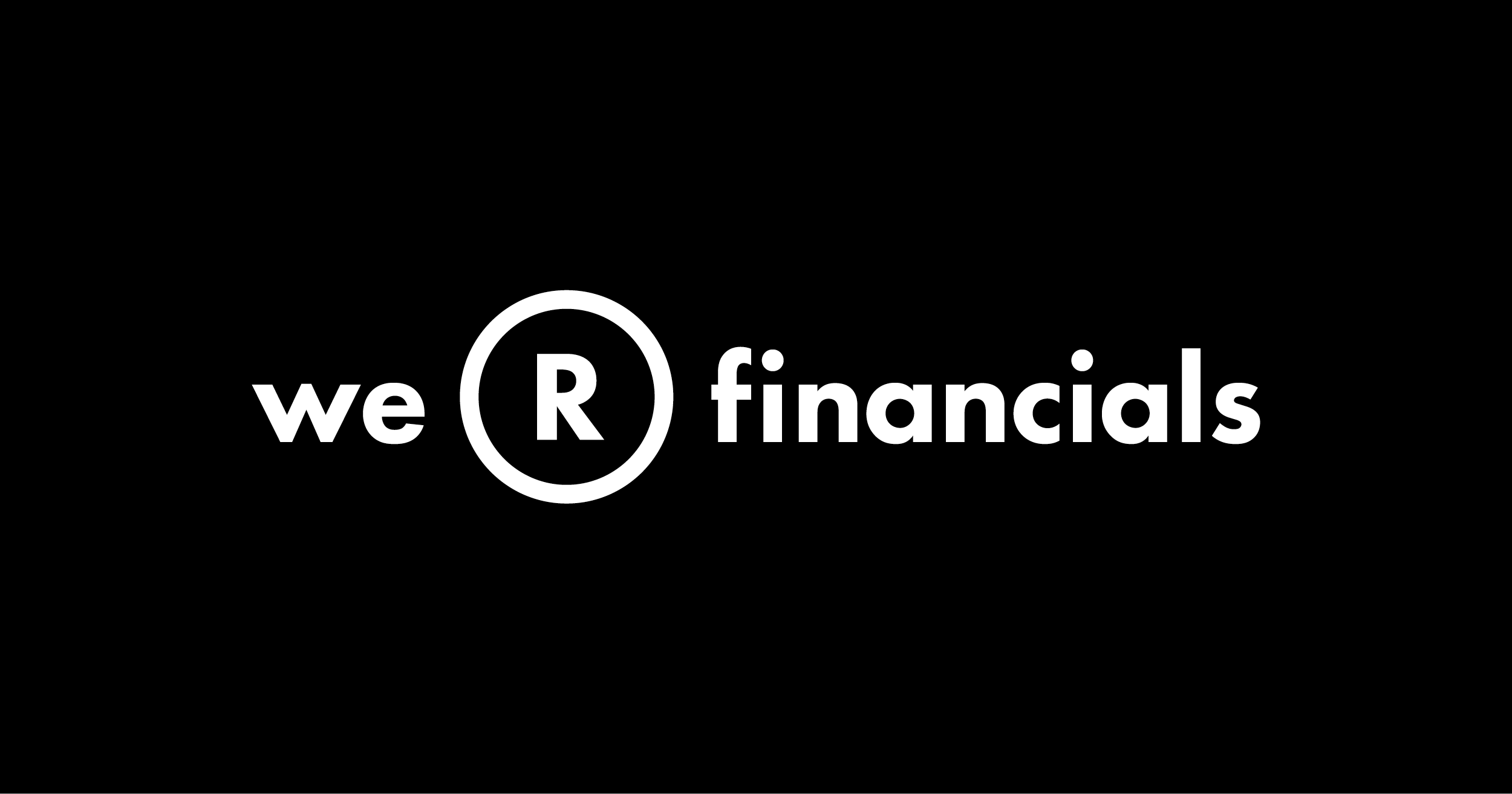 we R financials logo